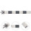 4Pcs Parrot Standing Stick Bird Cage Perch Bite-Resistant 9
