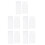 100Pcs White DIY Cross Stitch Blank Fabric Bookmarks Sewing Kit 5