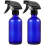 4Pcs Blue Glass Spray Bottles Refillable Water Sprayers for Home Use 2