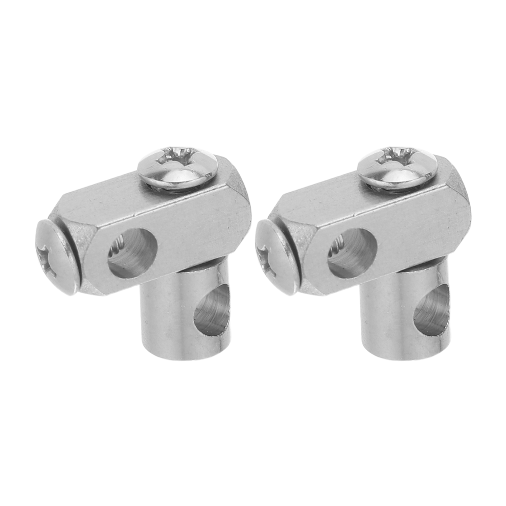 2Pcs Brass Basin Joint Connector Silver For Bathroom Sink Drain Repair 3364257139607