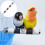 4Pcs Parrot Standing Stick Bird Cage Perch Bite-Resistant 10