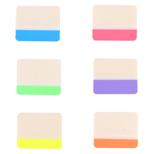 8Pcs Colorful Note Labels Sticky Tabs for Students and Planners