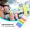8Pcs Colorful Note Labels Sticky Tabs for Students and Planners 6