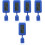 5Pcs Practical Blue Digital Thermometers with Suction Cup for Reptiles 4