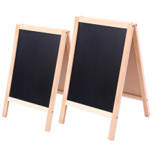 4Pcs Multi-Function Wooden Chalkboard Double-Sided Erasable Kids Board