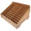 8Pcs Brown Wood Phone Storage Case Multi-Grid for Classroom and Office 1