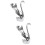 2Pcs Swan-Shaped Silver Flatware Holder Anti-Rust Fork and Spoon Stand 5