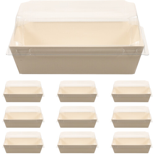 80Pcs Multi-Function Bakery Boxes White Paper Plastic for Party Treats 1