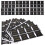 320Pcs Black Bible Tabs Blank DIY Bible Study Index Tabs 3