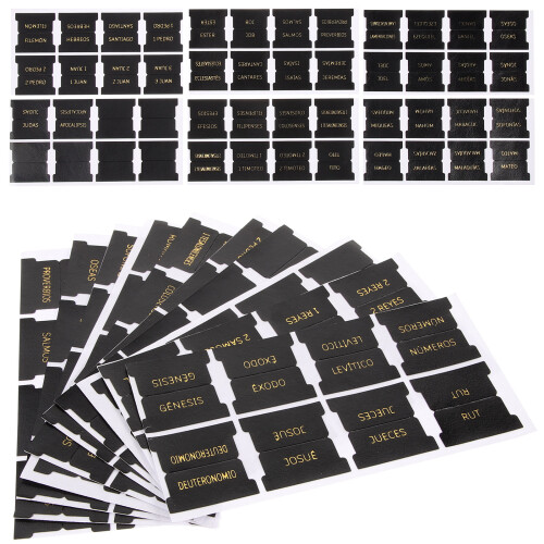 320Pcs Black Bible Tabs Blank DIY Bible Study Index Tabs 2