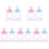 120 Pcs Pacifiers Decorative Ornaments For Baby Shower 4