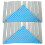4Pcs Hideout Cotton Tent with Tassel Design Assorted Colors 2