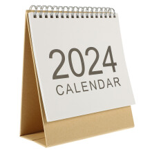 2Pcs Paper Mini Desk Calendars 2023 2024 Creative Home Decor