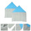 4Pcs Hideout Cotton Tent with Tassel Design Assorted Colors 9