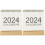 2Pcs Paper Mini Desk Calendars 2023 2024 Creative Home Decor 8