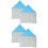 4Pcs Hideout Cotton Tent with Tassel Design Assorted Colors 6