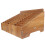 8Pcs Brown Wood Phone Storage Case Multi-Grid for Classroom and Office 8