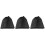 3Pcs Drawstring Mesh Pump Filter Bags Black for Pond Aquarium Water 5