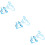 3Pcs Blue Pet Pulling Strap Durable Rabbit Traction Rope 7