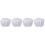 4Pcs White Cotton Nurse Doctor Caps Practical Working Workshop Hats 2