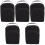 5Pcs Black Eva Protective Baseball Hat Storage and Travel Case 5