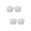4Pcs White Cotton Nurse Doctor Caps Practical Working Workshop Hats 5