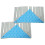 4Pcs Hideout Cotton Tent with Tassel Design Assorted Colors 3