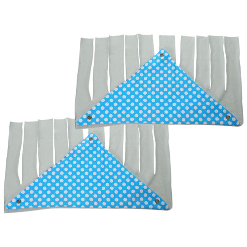 4Pcs Hideout Cotton Tent with Tassel Design Assorted Colors 2