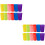 24Pcs Bright Stacking Cups for Kids Early Learning and Coordination 4