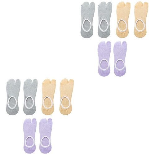 2 Pcs Tabi Socks Man Woman Seamless Thin Breathable 2