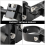 3Sets Bike Chain Guide Black Hollow Design Chain Clamp Protector 7