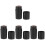 4Pcs Lightweight Portable Golf Ball Stamp Black PP Stamper 4