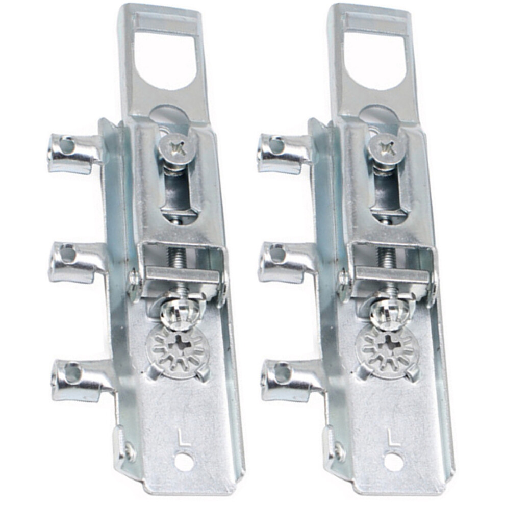 4Pcs Kitchen Cabinet Hardware Silver Metal Hanging Brackets Durable 3364257138525