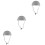 3Pcs Bump Cap Insert Liner For Safety Hat And Baseball Cap With Strap 6