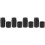 4Pcs Lightweight Portable Golf Ball Stamp Black PP Stamper 6
