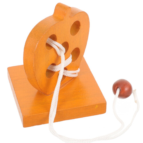 2pcs Topological Knot Round Beads Gift Rope Orange 2
