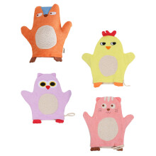 2 Pieces Bath Mitt Baby Children'S Sponge Gloves Body Exfoliator
