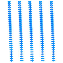 Set Of 2 Plastic Loose Leaf Ring Binding Spines Spiral Notebook Coils