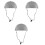 3Pcs Bump Cap Insert Liner For Safety Hat And Baseball Cap With Strap 4