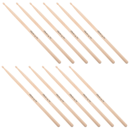 6 Pairs Drum Stick Drumming Accessories Drumsticks Child