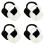 8Pcs Foldable Earmuffs for Women Soft Warm Ear Protection Assorted 6