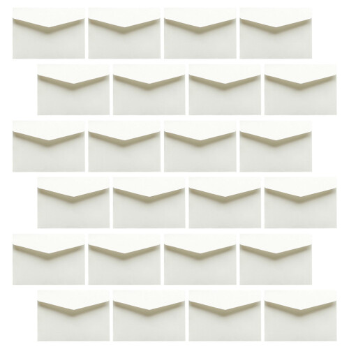 400Pcs Simple Style White Envelopes for Budget and Coin Storage