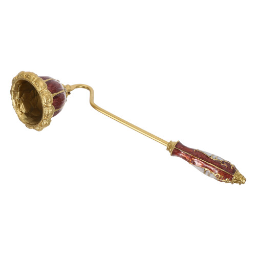 4Pcs Decorative Metal Candle Flame Snuffer with Long Handle Wick Tool 2