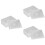 18Pcs Large Capacity White Cd Storage Case Convenient for Home Use 6