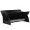 2Pcs Black Minimalist Plastic Organizer Rack for Home Use Sundries 3