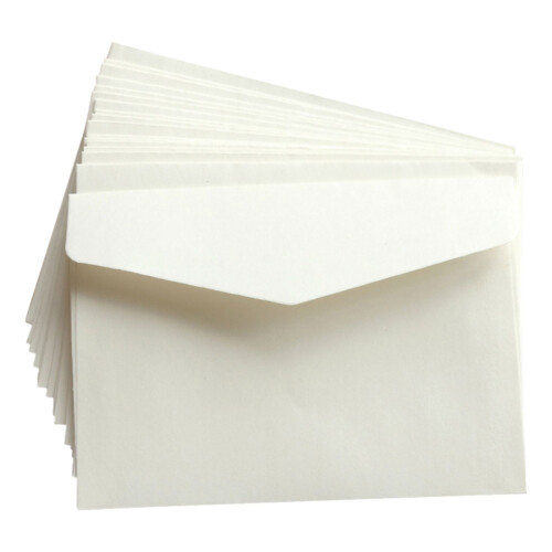 400Pcs Simple Style White Envelopes for Budget and Coin Storage 1