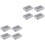 8St USB Flash Opslagdoos Tinplate Met Transparant Sleutelhouder 3