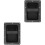 2pcs Handle Heavy Duty Sound Box Handles For Performance （ Black ） 6