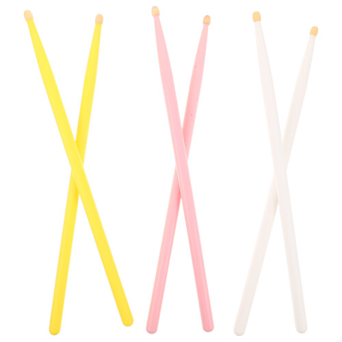 6Pairs Vibrant Maple Drumsticks Set for Student and Professional Use 1