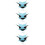 4Pcs Three-Layer Sky-Blue Suspending Hamster Bed Comfortable Hammock 7